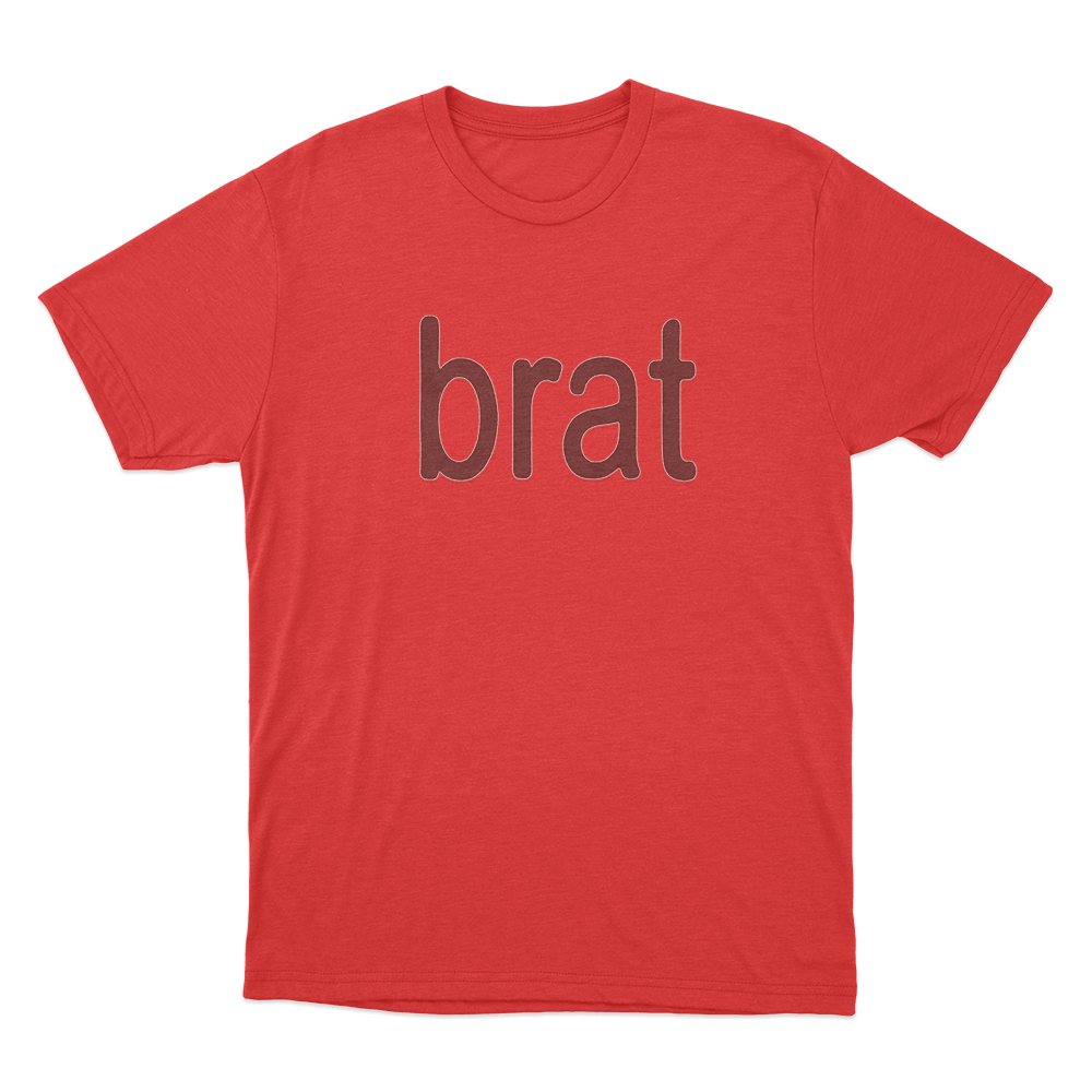 Brat Unisex T Shirt Red Brat Unisex T Shirt Red