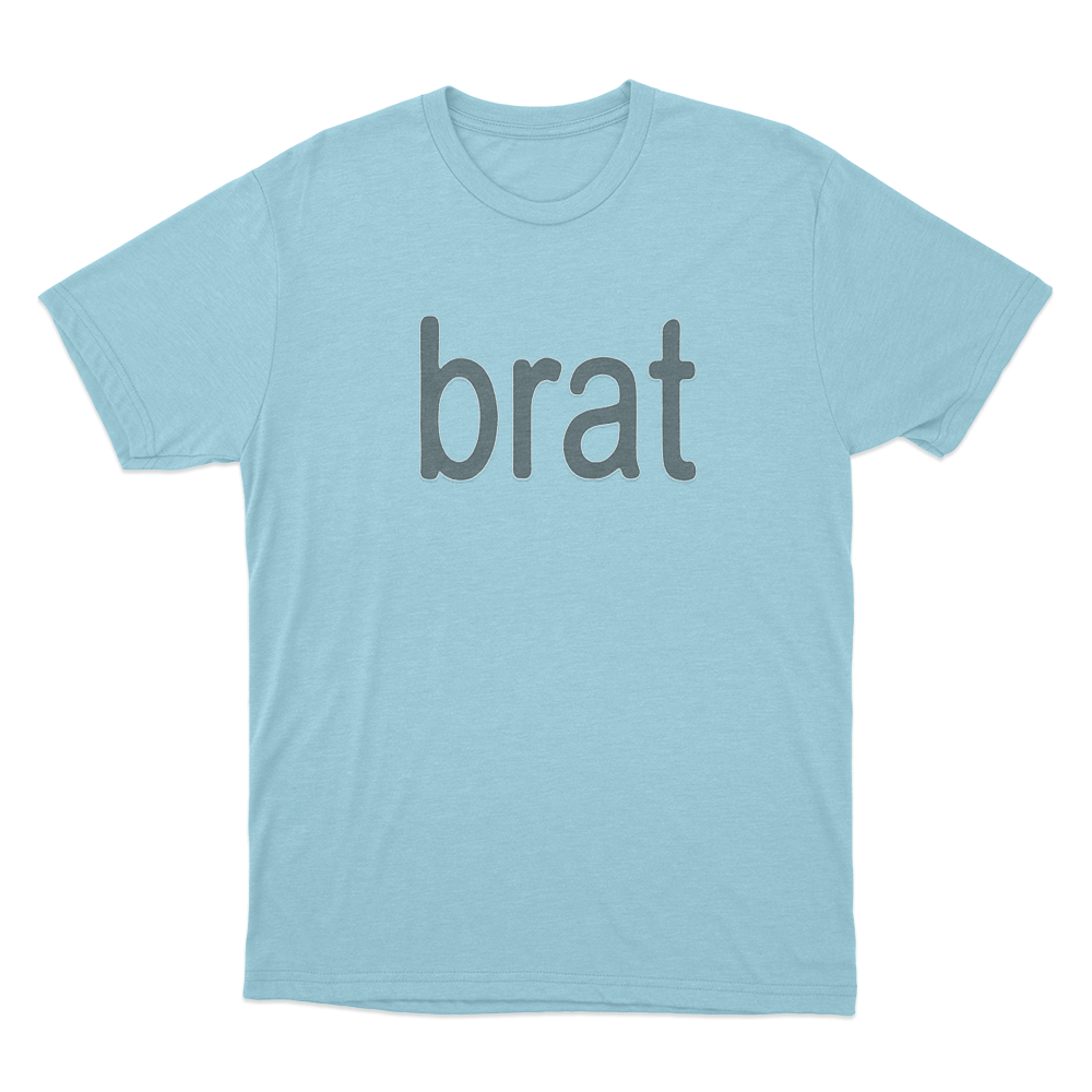Brat Unisex T Shirt Sky Blue Brat Unisex T Shirt Sky Blue