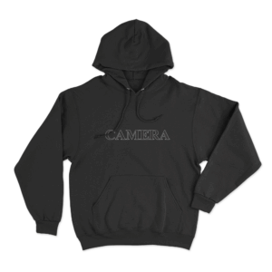 Camera Unisex Hoodie Black