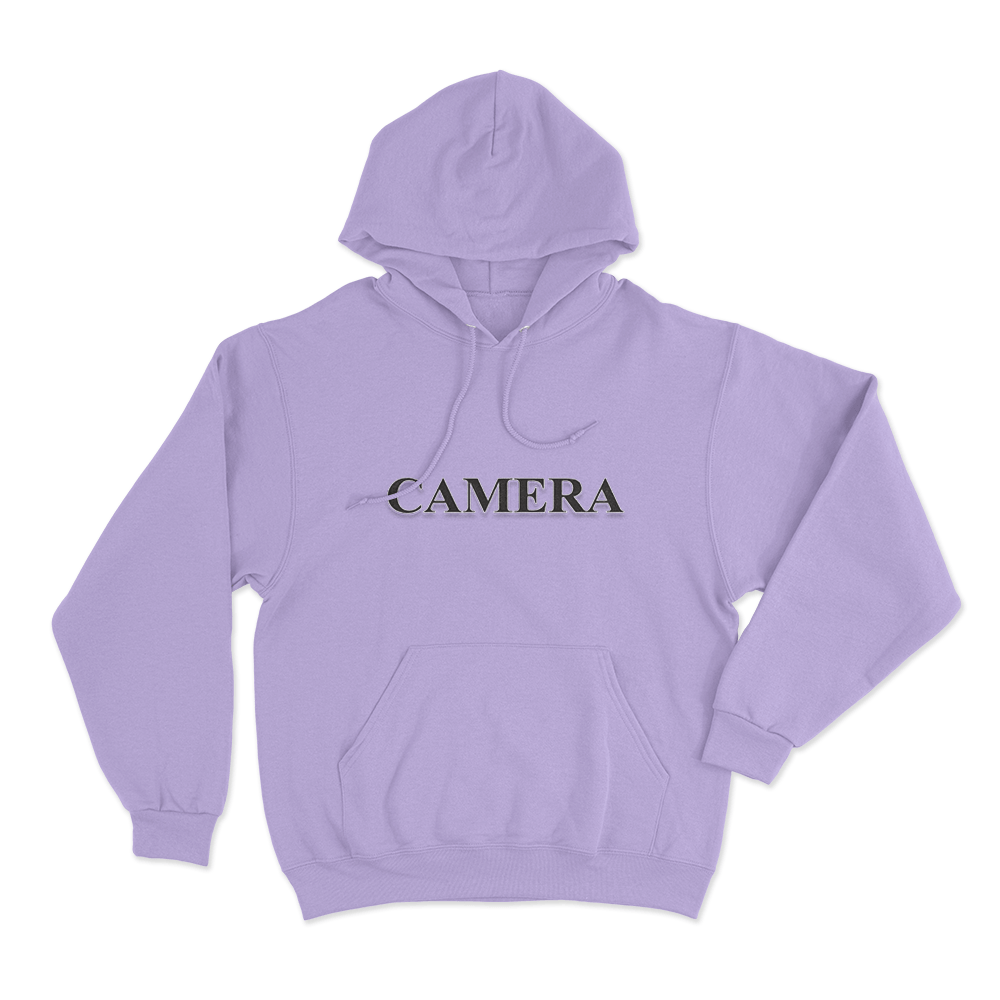 Camera Unisex Hoodie Purple Camera Unisex Hoodie Purple