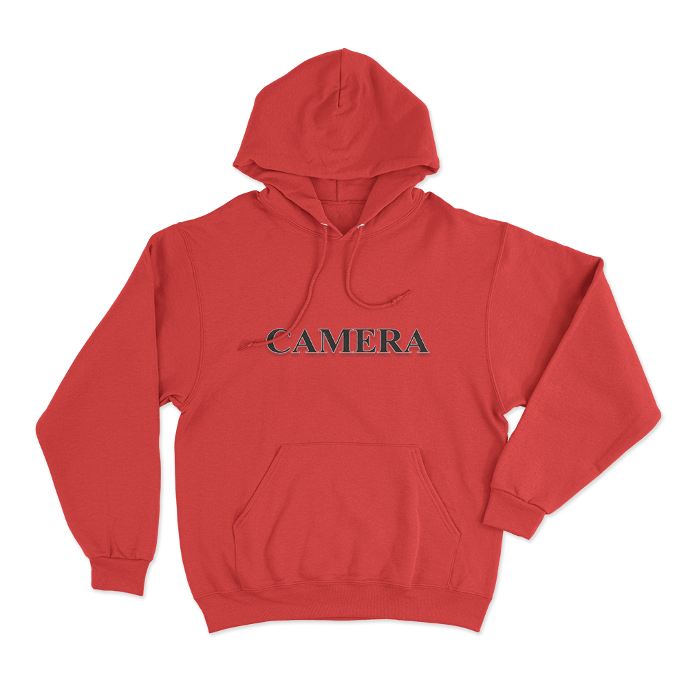 Camera Unisex Hoodie Red Camera Unisex Hoodie Red