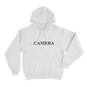 Camera Unisex Hoodie White