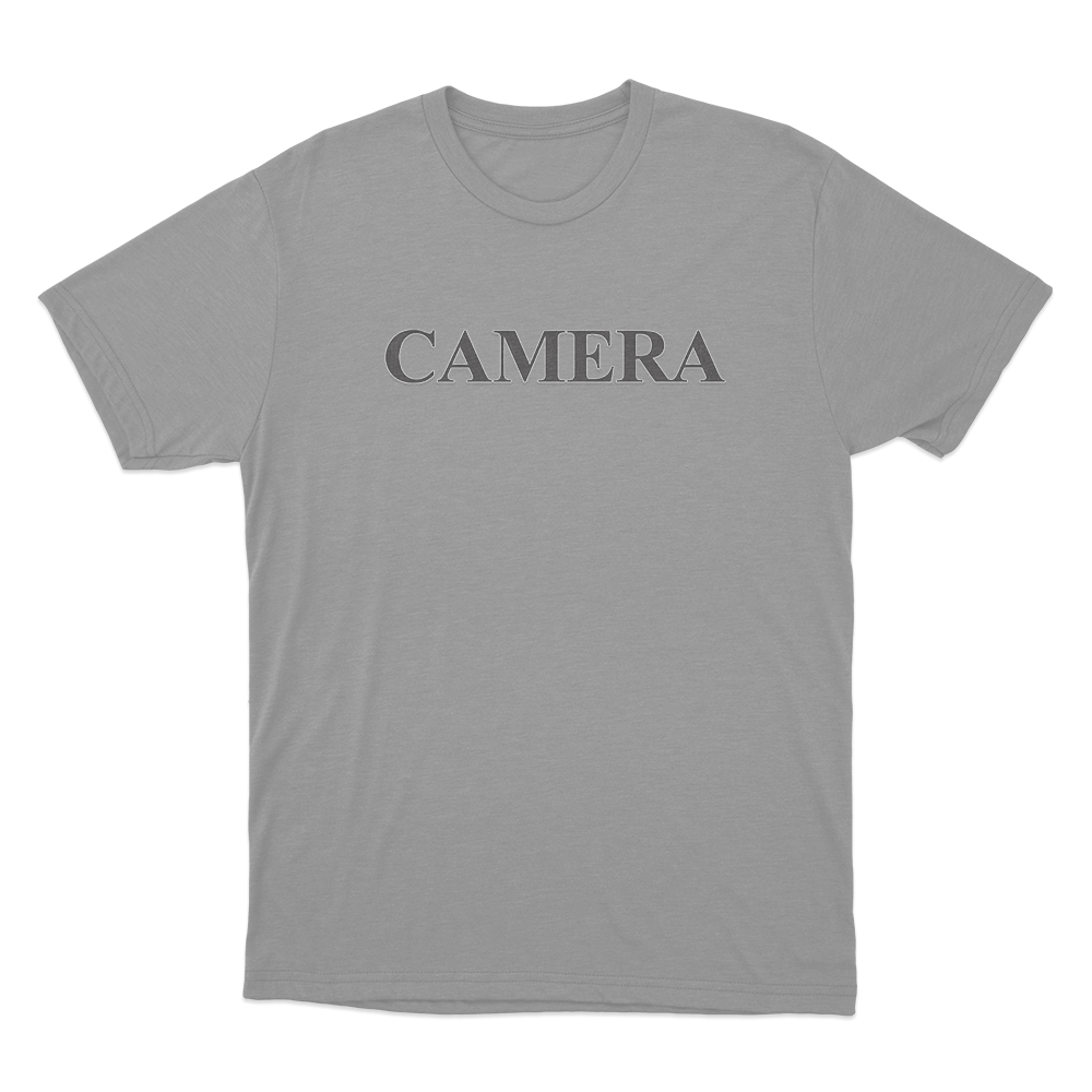 Camera Unisex T Shirt Grey Camera Unisex T Shirt Grey