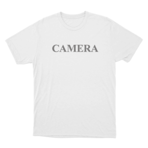 Camera Unisex T Shirt White