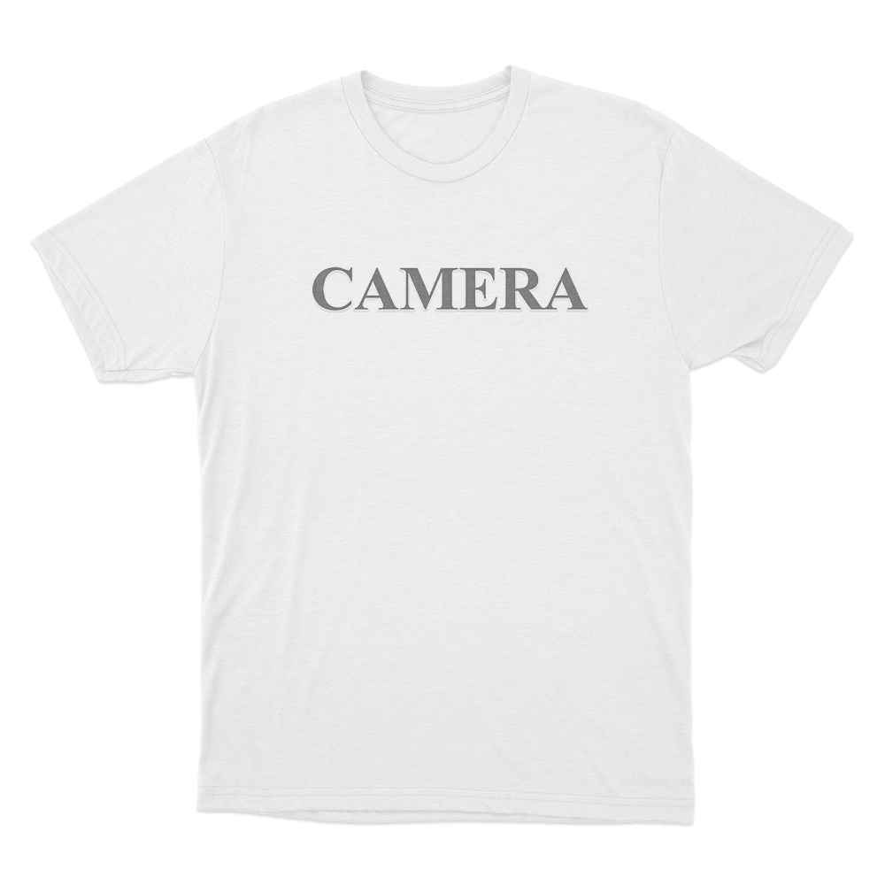 Camera Unisex T Shirt White Camera Unisex T Shirt White