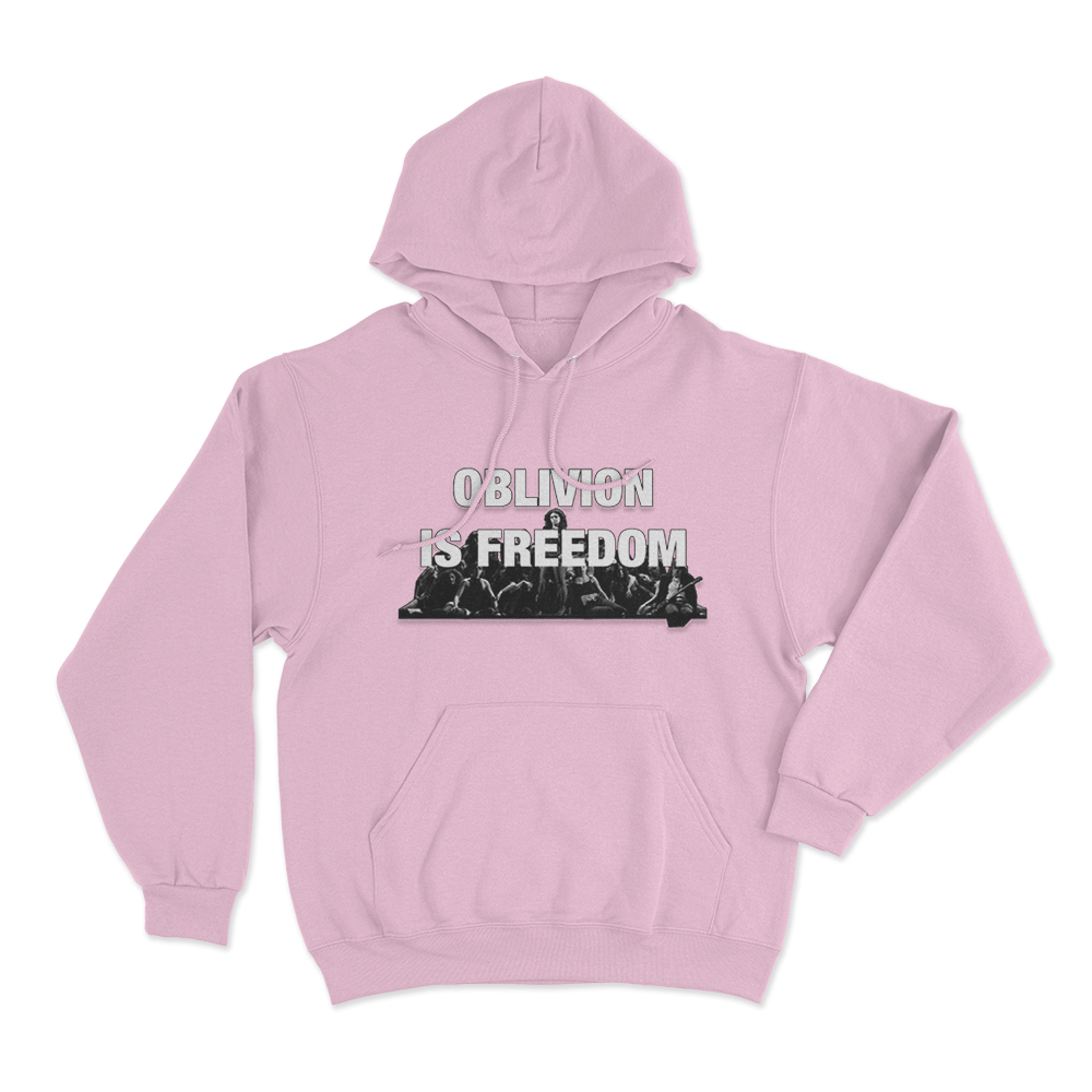 Charli Xcx Oblivion Is Freedom Unisex Hoodie Pink Charli Xcx Oblivion Is Freedom Unisex Hoodie Pink