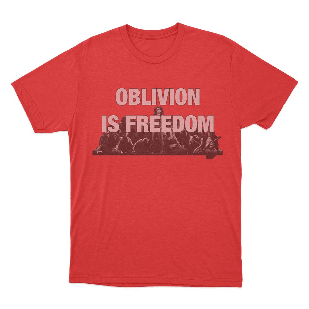 Charli Xcx Oblivion Is Freedom Unisex T Shirt Red Charli Xcx Oblivion Is Freedom Unisex T Shirt Red