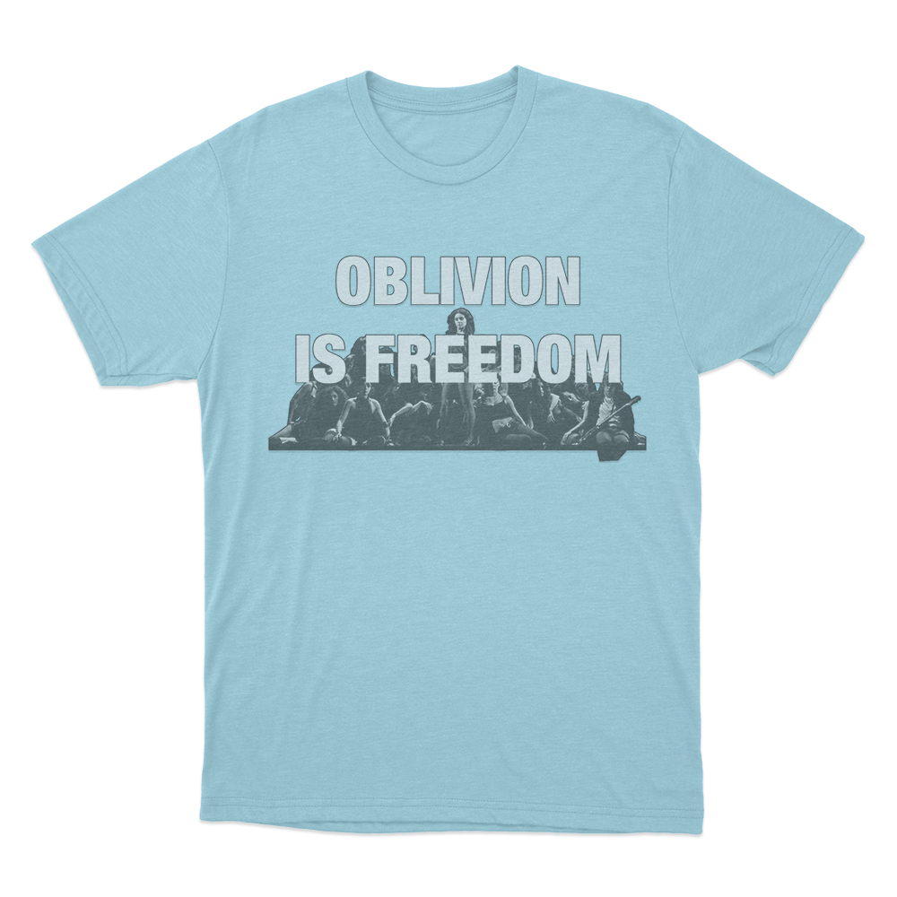 Charli Xcx Oblivion Is Freedom Unisex T Shirt Sky Blue Charli Xcx Oblivion Is Freedom Unisex T Shirt Sky Blue