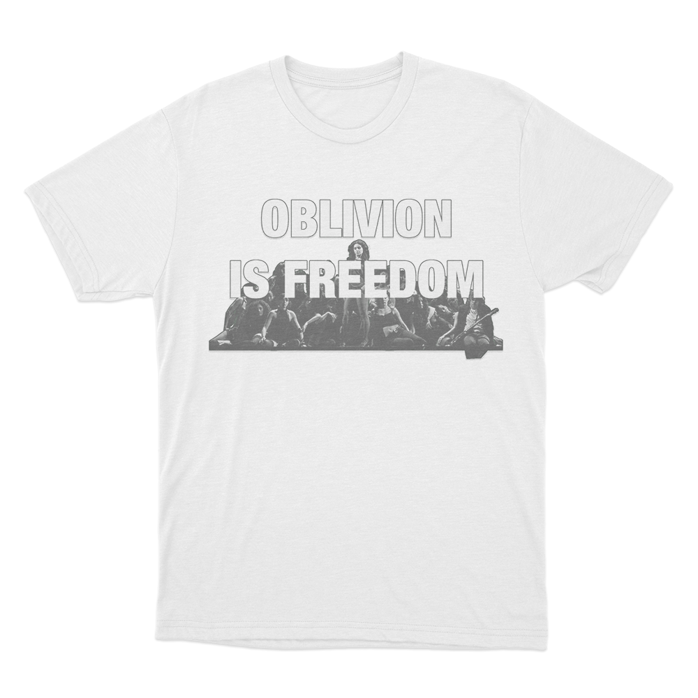 Charli Xcx Oblivion Is Freedom Unisex T Shirt White Charli Xcx Oblivion Is Freedom Unisex T Shirt White