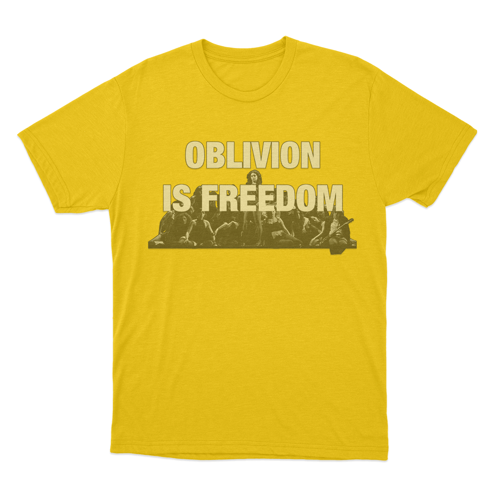Charli Xcx Oblivion Is Freedom Unisex T Shirt Yellow Charli Xcx Oblivion Is Freedom Unisex T Shirt Yellow