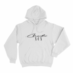 Charli Xcx Signature Unisex Hoodie White