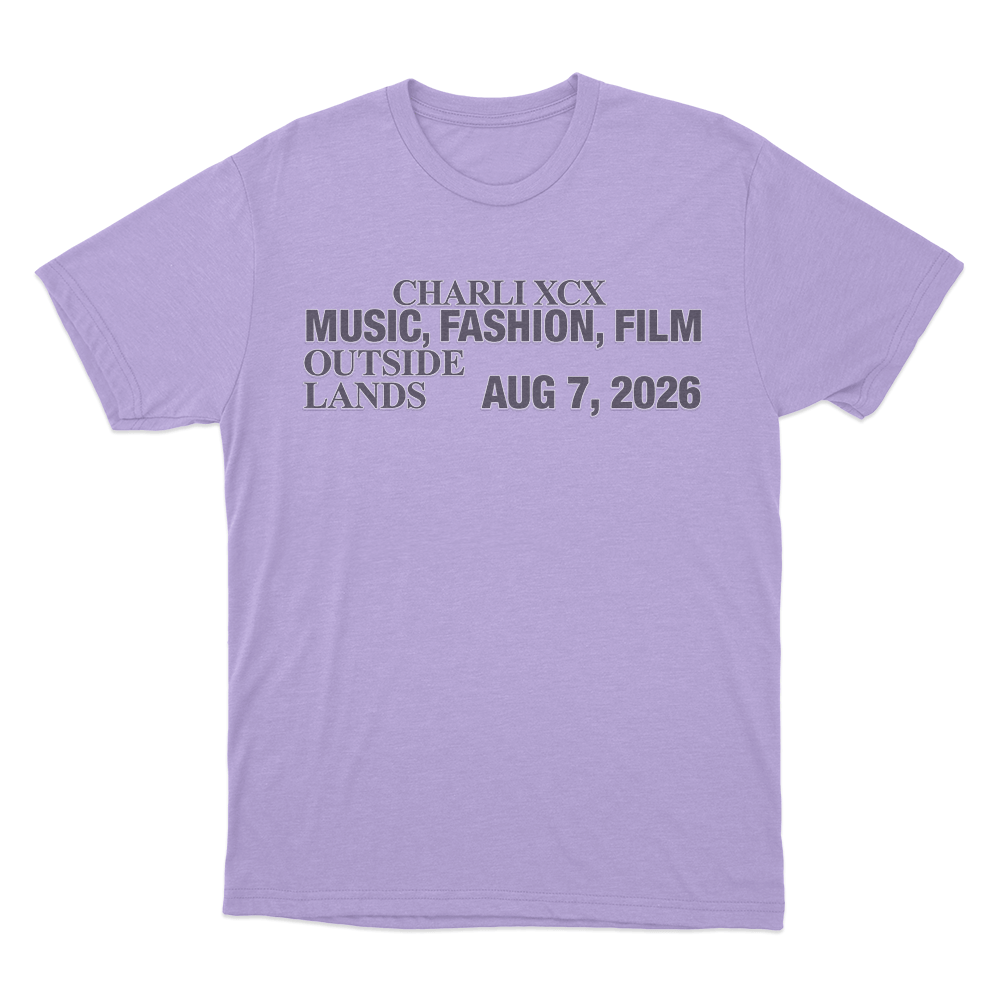 Music, Fashion, Film Outside Lands Unisex T Shirt Purple Music Fashion Film Outside Lands Unisex T Shirt Purple