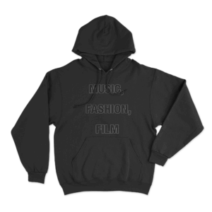 Music Fashion Film Unisex Hoodie Black