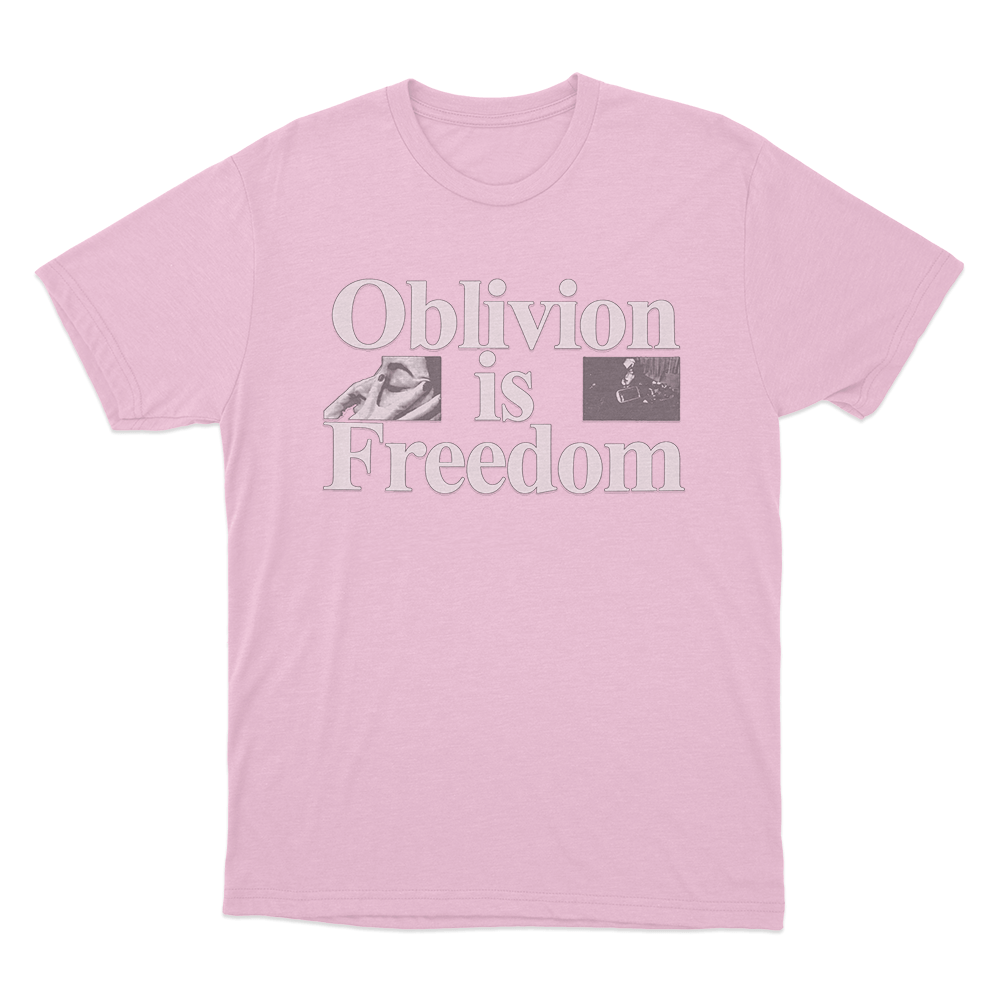 Oblivion Is Freedom Unisex T Shirt Pink Oblivion Is Freedom Unisex T Shirt Pink