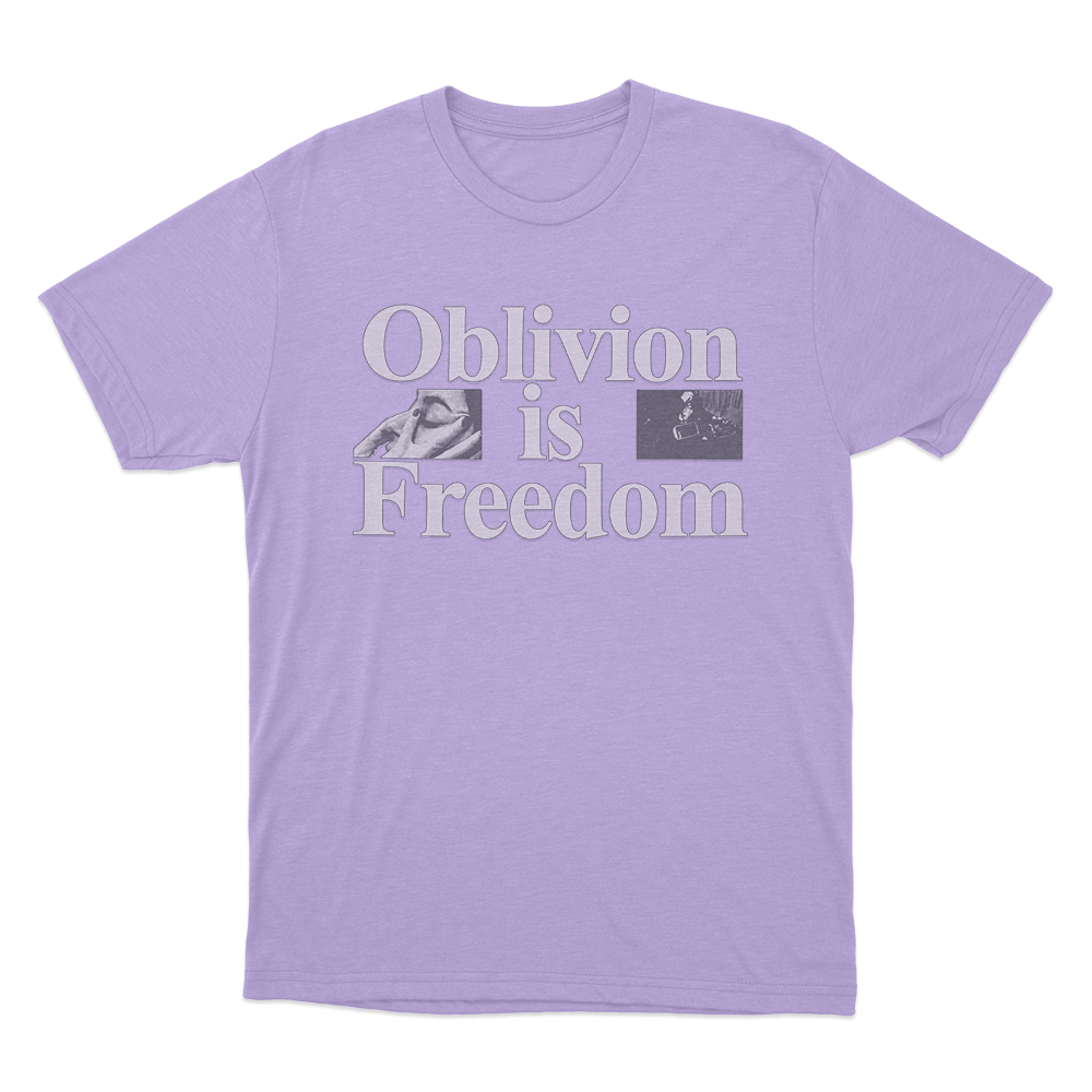 Oblivion Is Freedom Unisex T Shirt Purple Oblivion Is Freedom Unisex T Shirt Purple