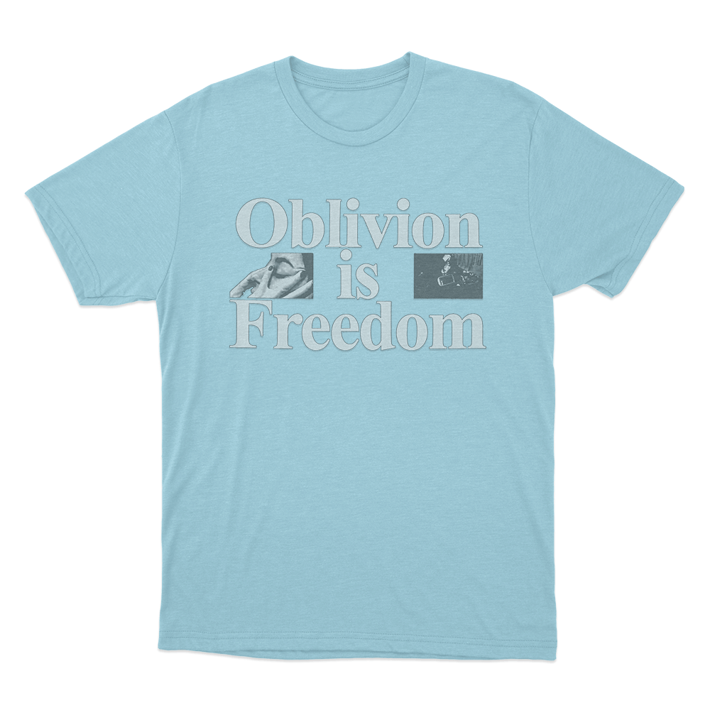 Oblivion Is Freedom Unisex T Shirt Sky Blue Oblivion Is Freedom Unisex T Shirt Sky Blue