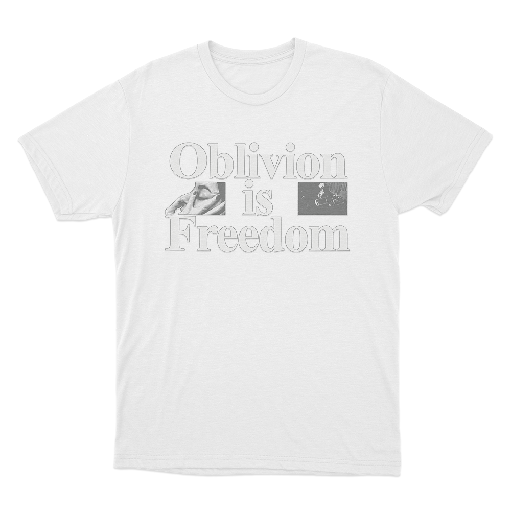 Oblivion Is Freedom Unisex T Shirt White Oblivion Is Freedom Unisex T Shirt White