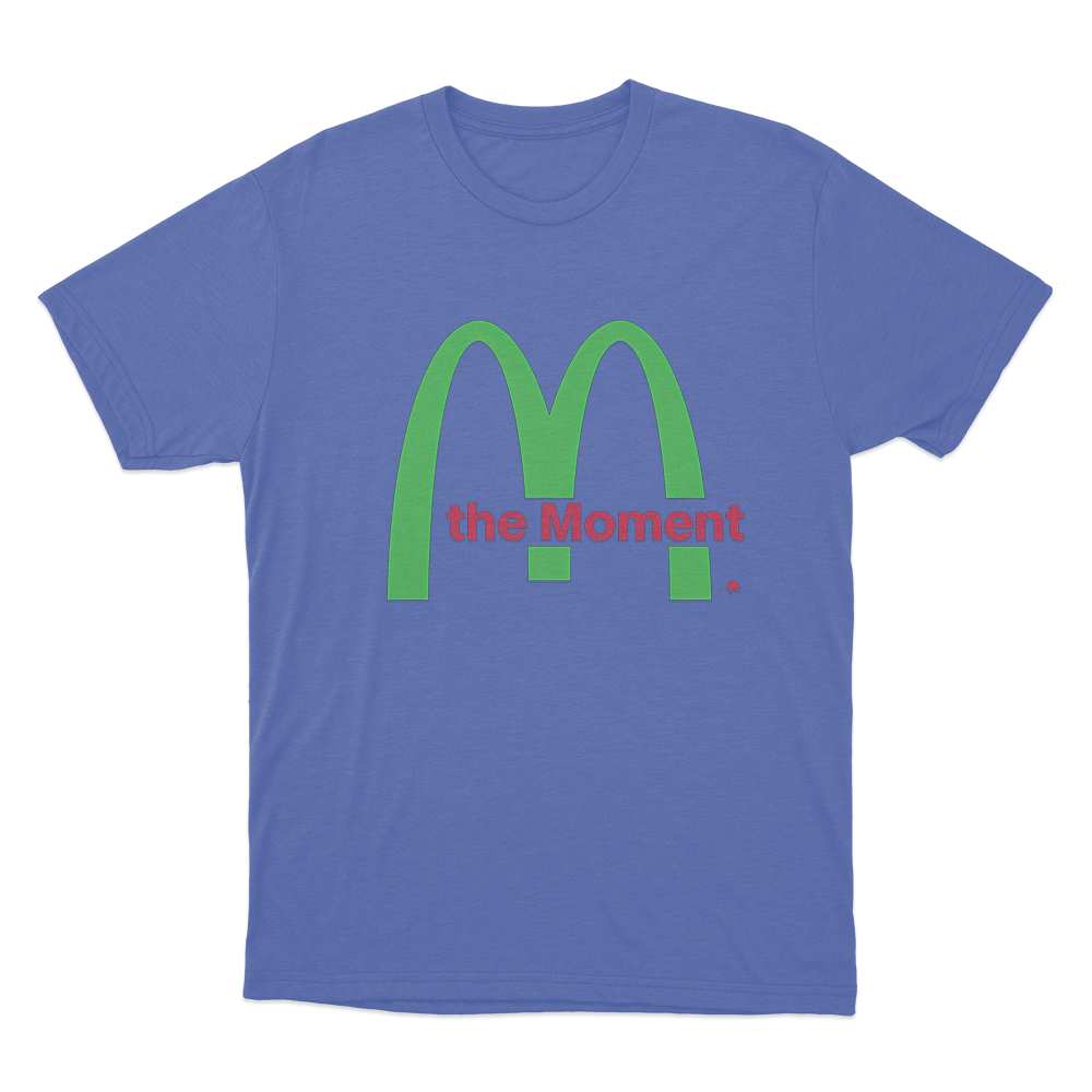 The Moment Unisex T Shirt Blue The Moment Unisex T Shirt Blue