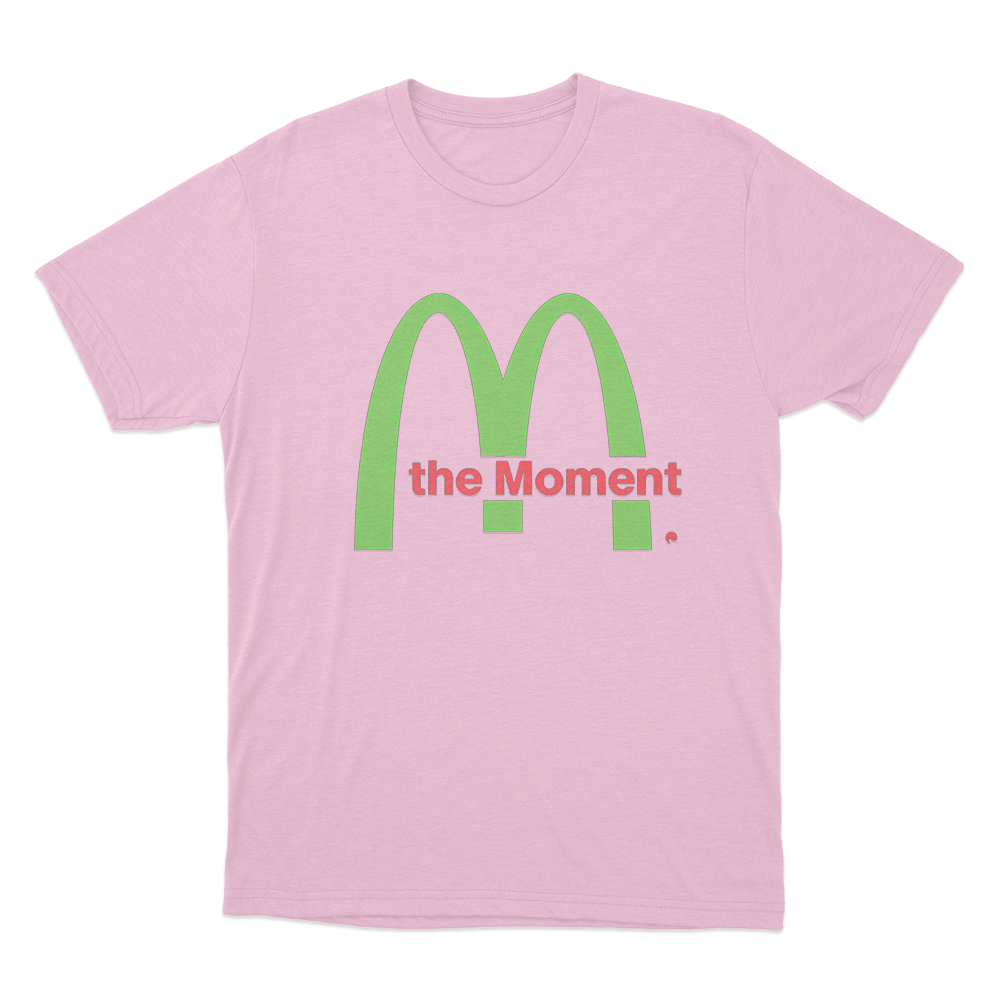 The Moment Unisex T Shirt Pink The Moment Unisex T Shirt Pink