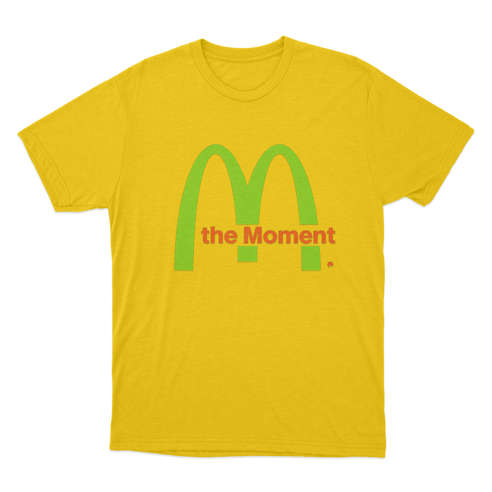 The Moment Unisex T Shirt Yellow The Moment Unisex T Shirt Yellow